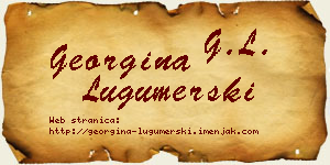 Georgina Lugumerski vizit kartica